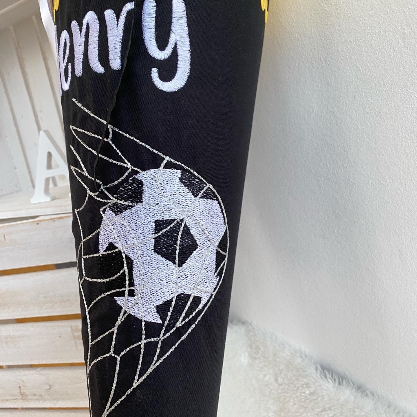 Schultüte Fußballnetz in gelb/schwarz - Dortmund Fan