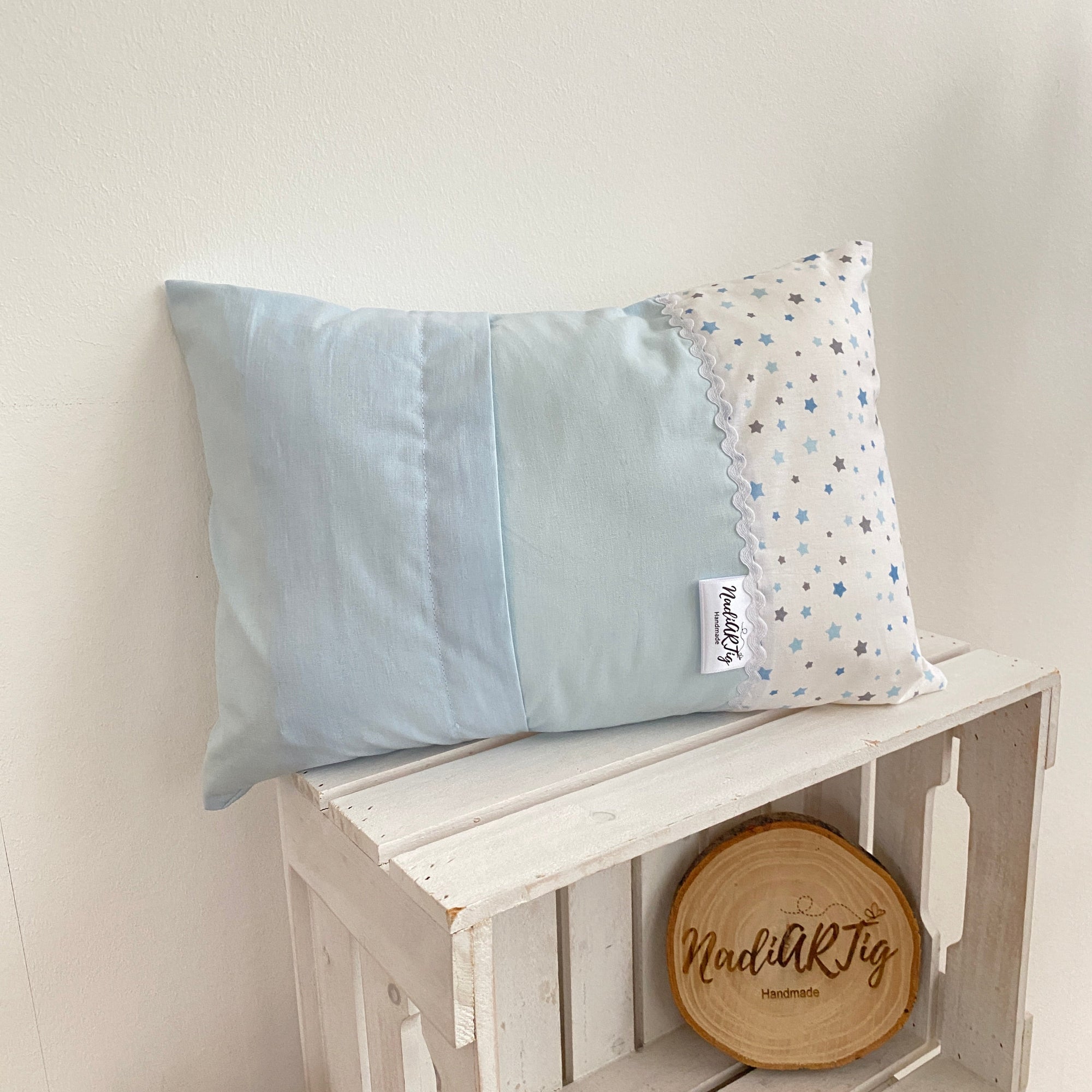 Geburtskissen Namenskissen Kissen mit Name Elefenat Stern Baby nadiARTig