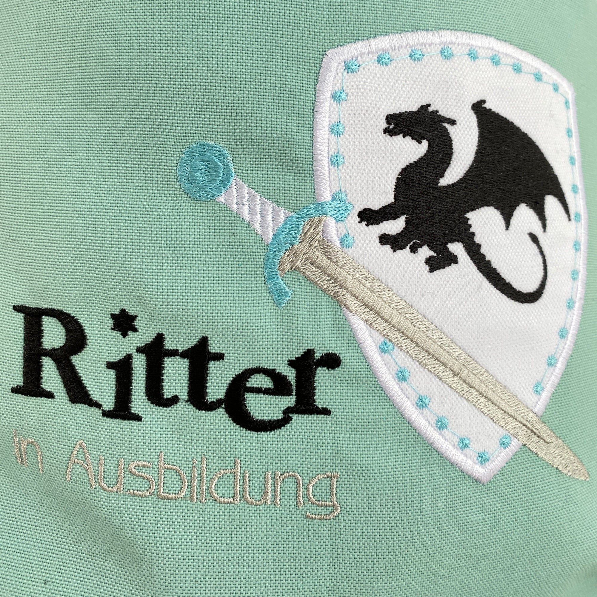 Kindergartenbeutel für Wechselwäsche, Motiv Ritter (wasserabweisend)