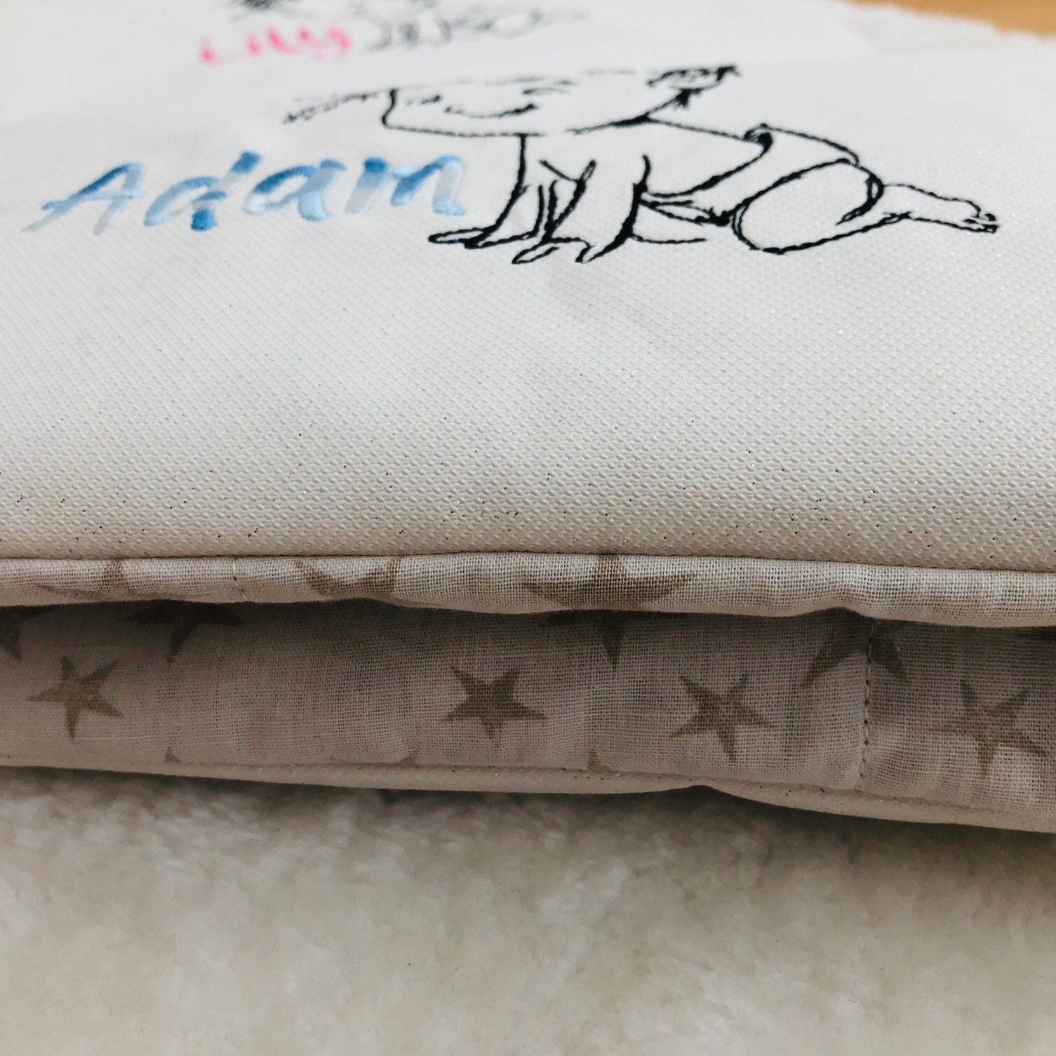 Seitliche Ansicht Windeltasche