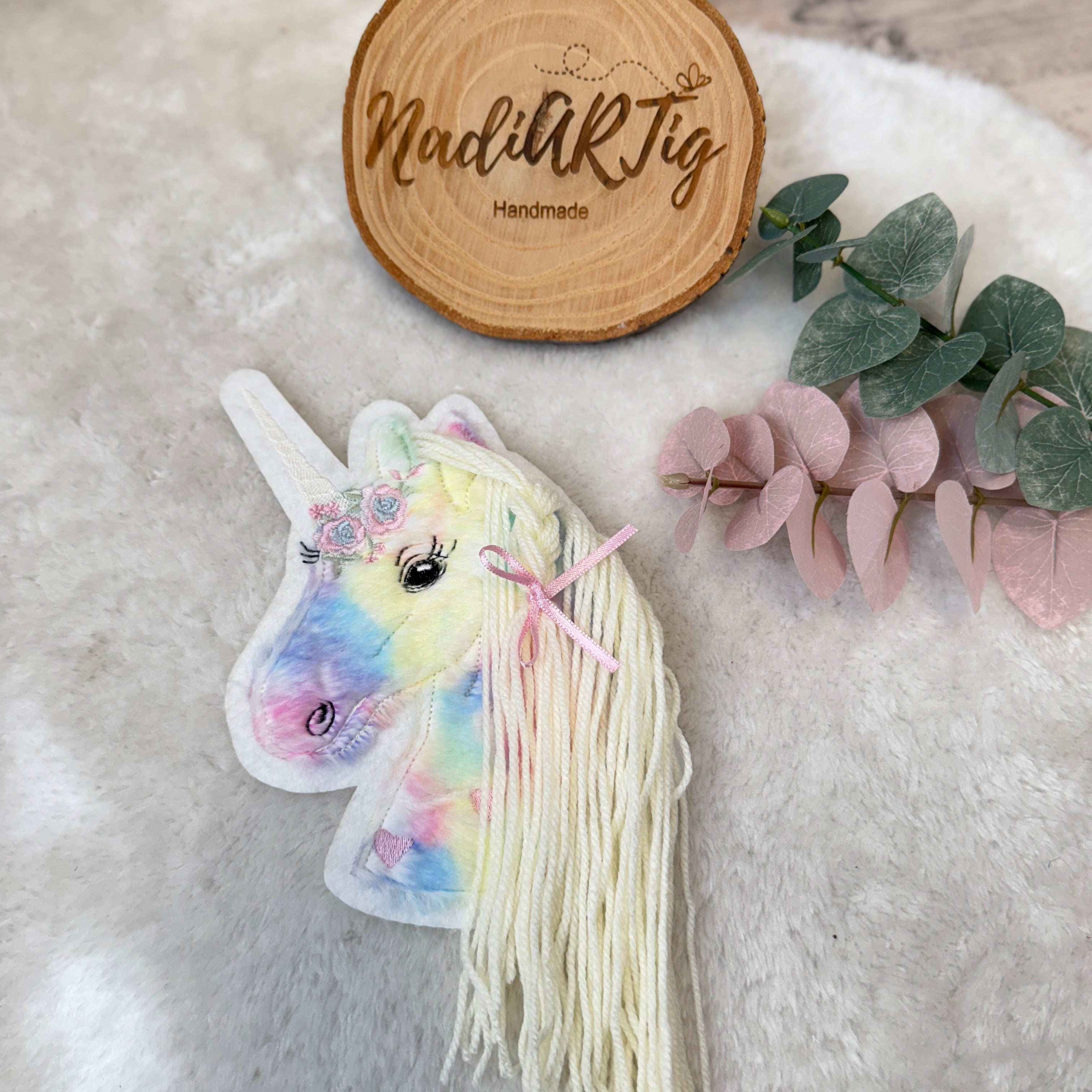 Einhorn Patch/Aufnäher - Regenbogen