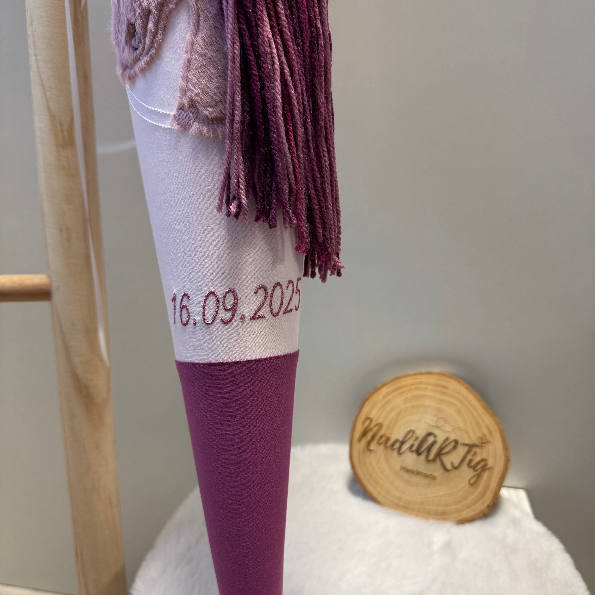 Datum oder kurzer Zusatz-Text für die Schultüte