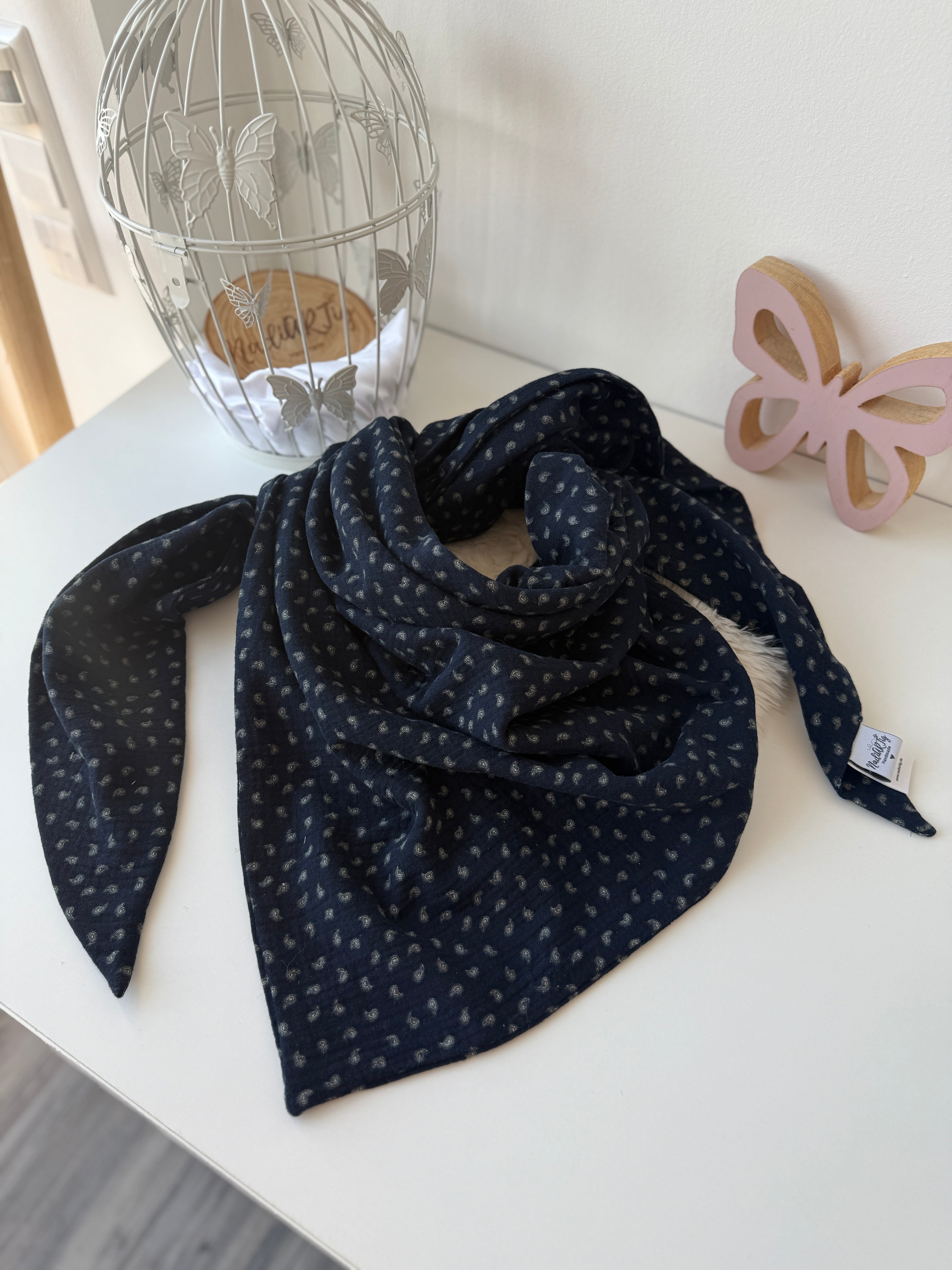 XXL Musselin Halstuch - Paisley