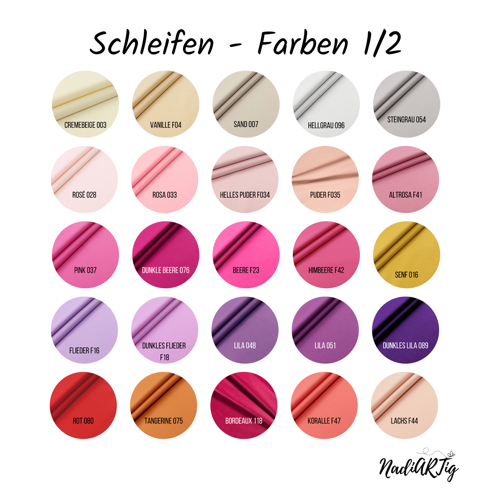 Baumwoll-Stoff-Schleife für die Schultüte | Schultütenschleife mit Namen