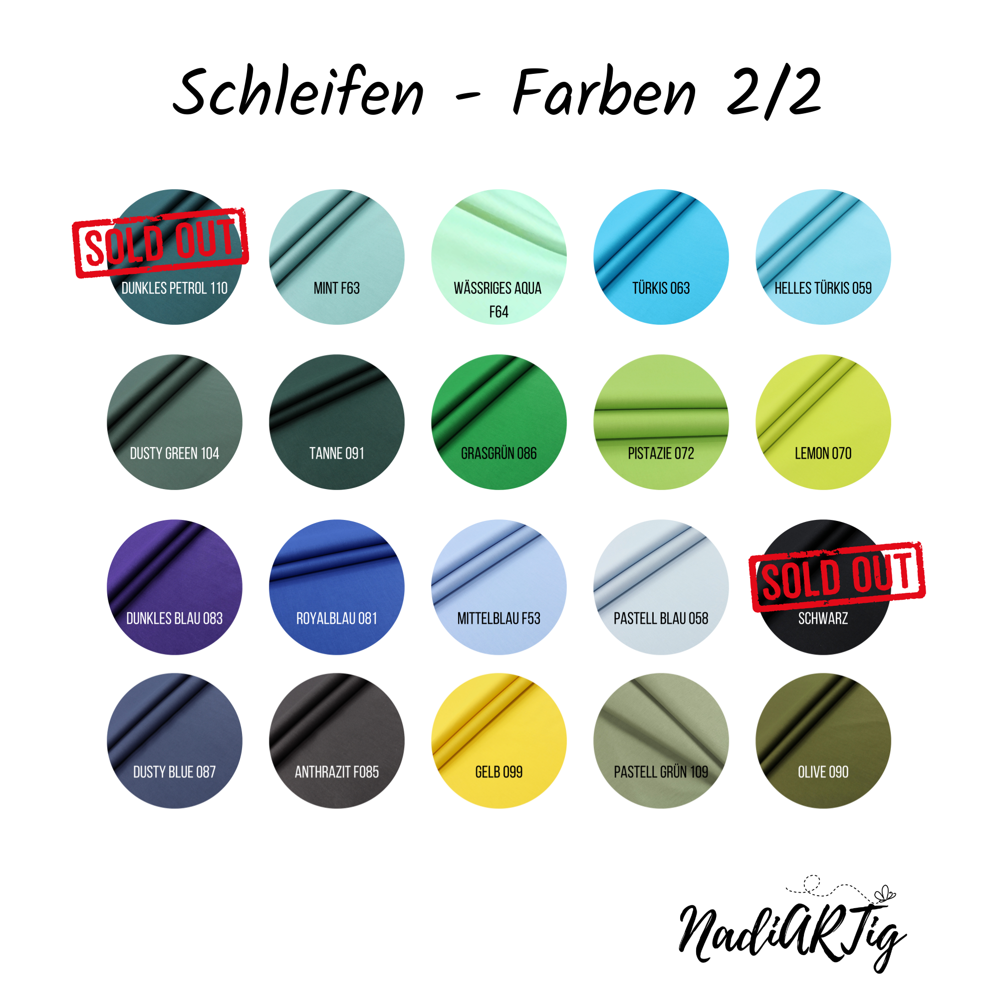 Baumwoll-Stoff-Schleife für die Schultüte | Schultütenschleife mit Namen