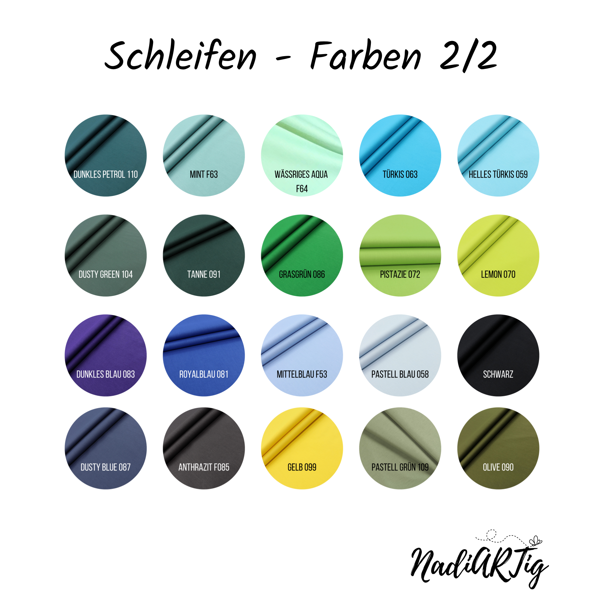Baumwoll-Stoff-Schleife für die Schultüte | Schultütenschleife mit Namen