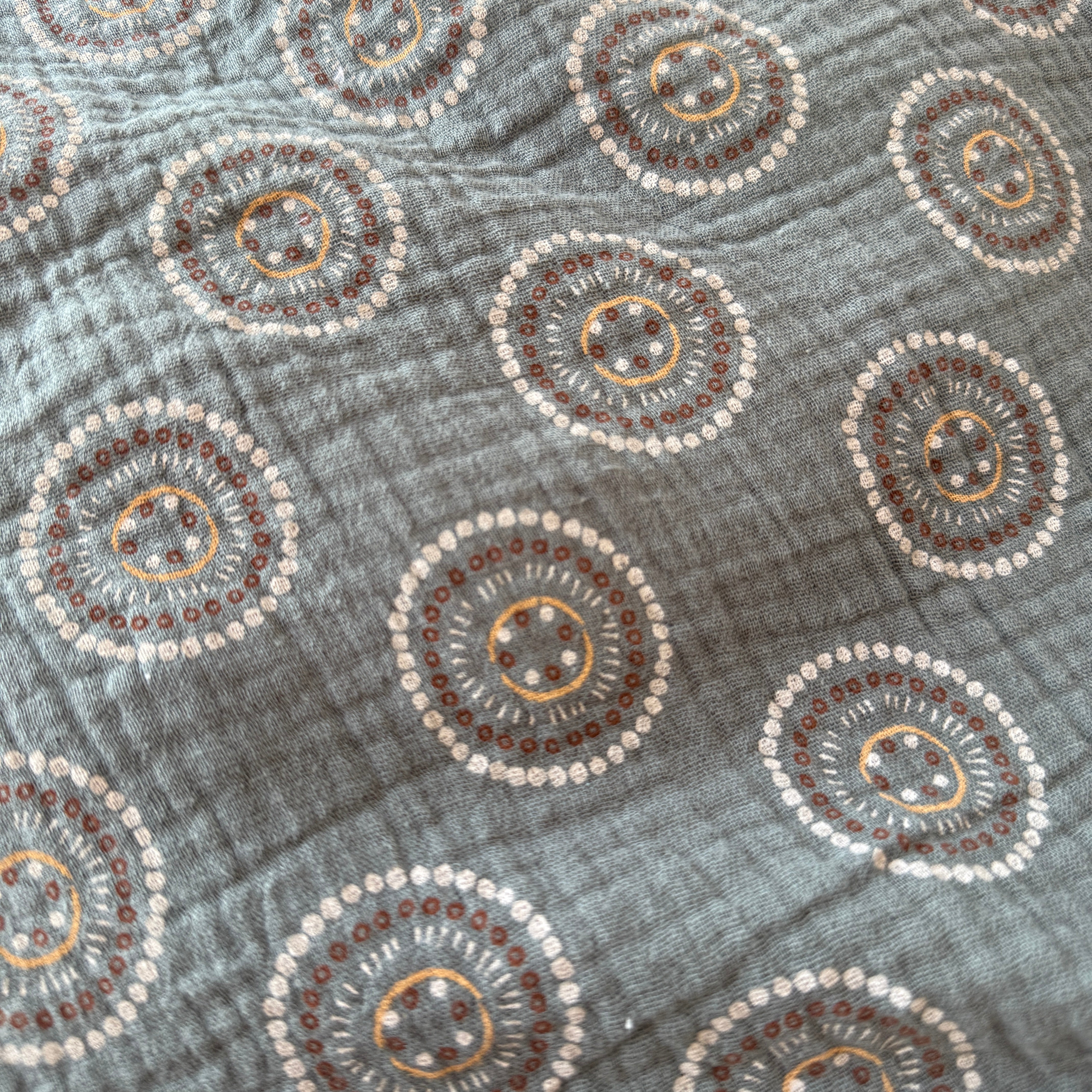 XXL Musselin Halstuch - army green