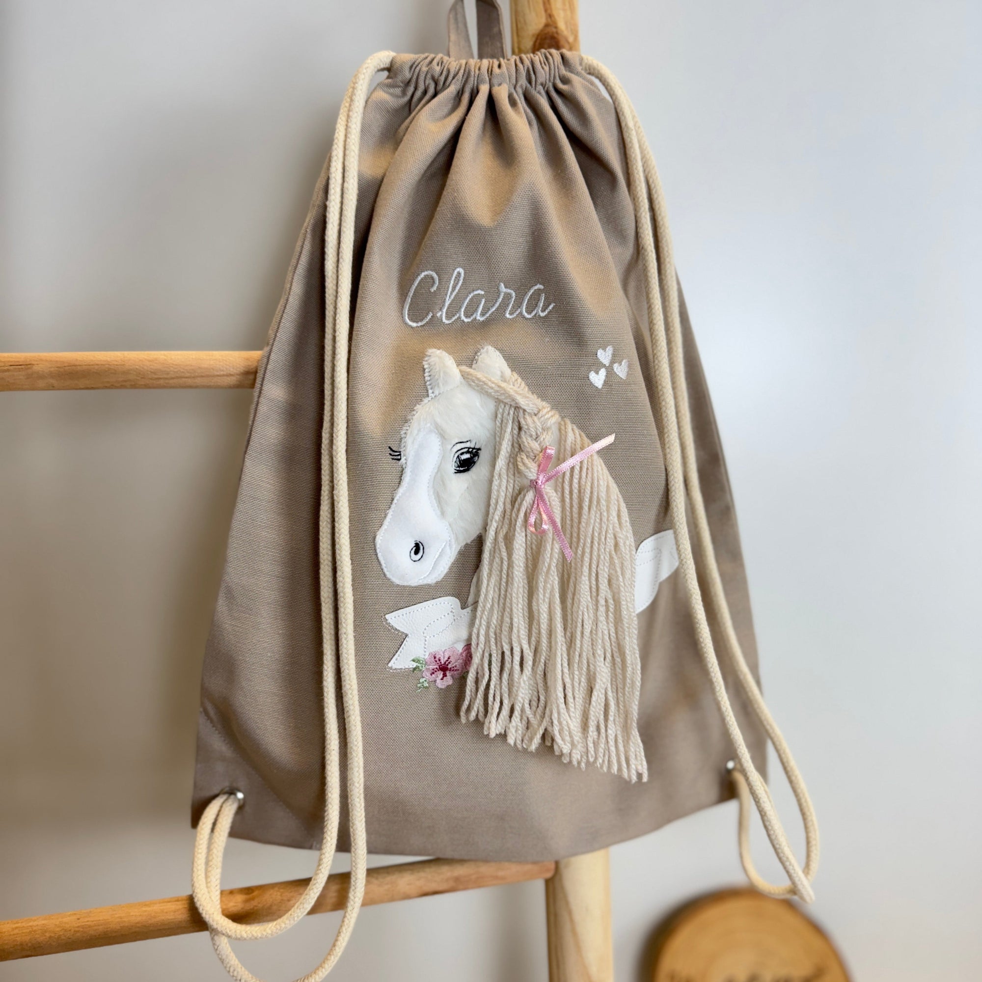 Kinder Garten Beutel Pferd 