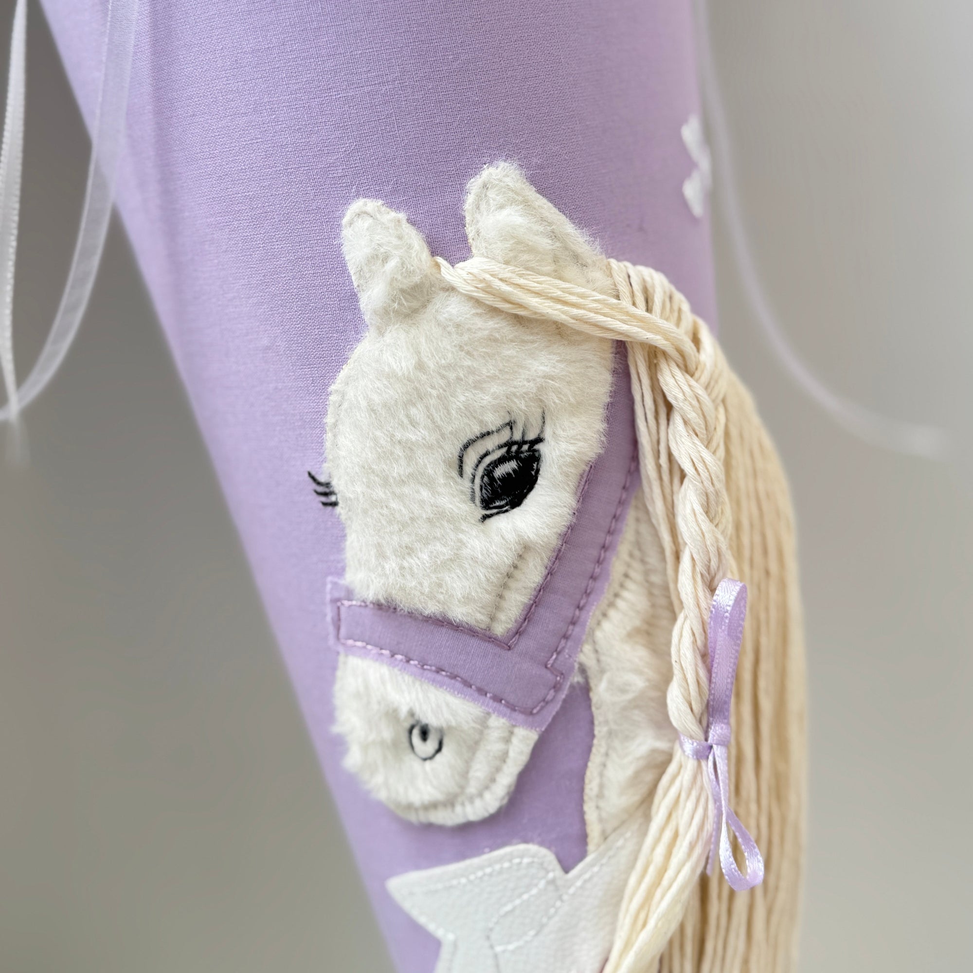 Schultuete Boho-Pony in beige flieder