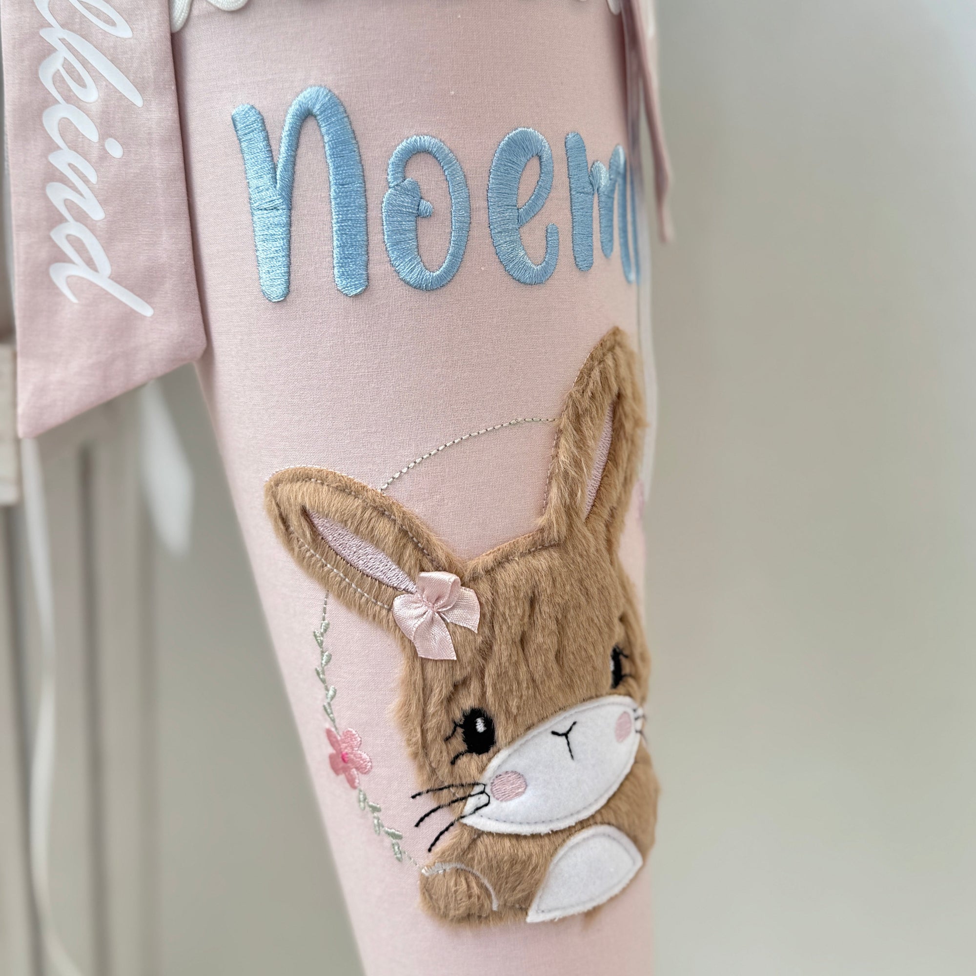 Schultuete Hase in hellblau puderrose