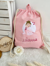Lade das Bild in den Galerie-Viewer, Kinder Rucksack Ballerina | Ballett Tasche (wasserabweisend)
